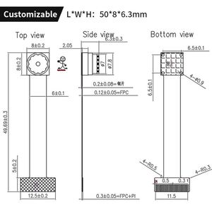 Anh 30W <span class=keywords><strong>Pixel</strong></span> ov7725 DVP 60fps máy ảnh mô-đun STM32 openmv K210 K 60 441 - Product Image 3