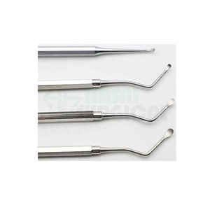 Nouvelle arrivée 4 pièces Curette dentaire professionnelle Curettes d'os parodontaux Perio Dental Scaler Instrument Tool - Product Image 3