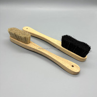 Brosse de nettoyage en poils de sanglier avec manche en bois, impression laser personnalisée du logo, 185 mm, pour l'escalade, le bouldering, en intérieur, toutes saisons