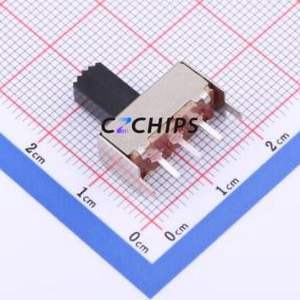 SS-12F02-G090 Slide Switch Through hole Component (THT) Switch Single Pole Double Throw Rectangle Pin Header PC Pin 17mm - Product Image 2