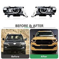Phares LED Haute Performance pour Toyota Land Cruiser 300 2016-2021 – Pièces de Remplacement Neuves 8000K pour Amélioration Automobile