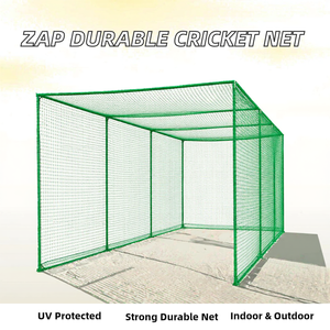 ZAP <b>Cricket</b> Practice Net Heavy Duty Mesh UV Stabilized Durable Outdoor Training Net 13-16mm Thickness Nylon/HDPE for Players - Product Image 2