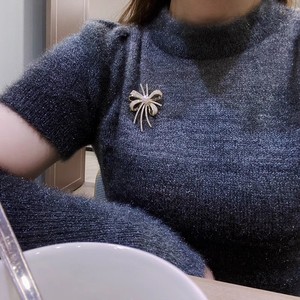 Butterfly Luxury Colored Glaze Diamond Brooch Retro Korea New Gender Needle <b>Accessories</b> - Product Image 5