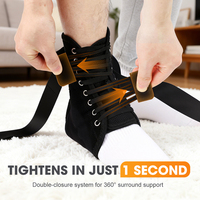 Attelle de cheville de sport en néoprène réglable pour le basketball, manchon de protection de sécurité pour le sport, enveloppements de pied, soutien de la cheville