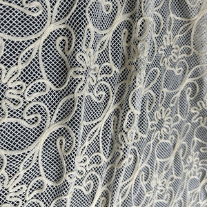 Encaje de Cordón Soluble en Agua 2024, Tela de Guipur <span class=keywords><strong>con</strong></span> Color Personalizado para Decoración de Bodas y Jarrones - Product Image 6