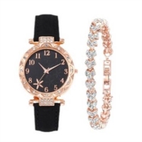 Montre analogique à quartz pour femme McyKcy, cadran Sea Star, bracelet en cuir 37 mm, bande 10 mm, lentille en acrylique écologique, chiffres romains