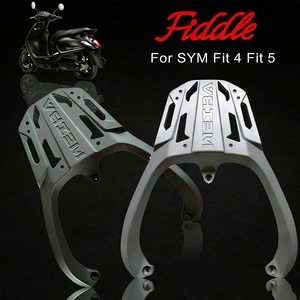 Adatto per <span class=keywords><strong>SYM</strong></span> Fit 4 <span class=keywords><strong>Fiddle</strong></span> 4, portapacchi posteriore <span class=keywords><strong>125</strong></span>, portapacchi in lega di alluminio per <span class=keywords><strong>Fiddle</strong></span> 5, staffa per baule 150, modifica del portapacchi. - Product Image 1