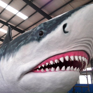 Venta al por mayor de figuras de animales realistas: tiburón, ballena, delfín en movimiento, esculturas decorativas para parques de atracciones - Product Image 6