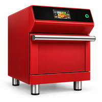 Four à convection rapide commercial, four électrique haute vitesse, écran tactile, cuisson rapide pour restaurant, boulangerie, café
