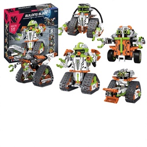 Set de Construcción de Robots STEM de Plástico de 539 Piezas, Vehículo de Pista RC Inalámbrico, Ladrillos DIY, Juguete con Control Remoto y <span class=keywords><strong>App</strong></span> - Product Image 1