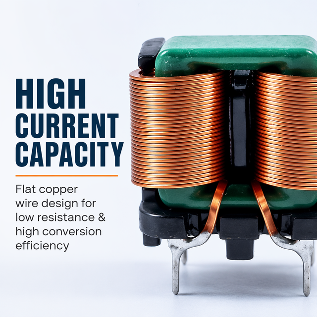Fei Yang High Current SQ2418 Series Flat Copper Wire Common Mode Inductor Vertical EMI Filter Choke LED Driver Switching Power