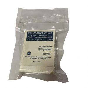 ضغط التكتيكية زغب ضمادة بشاش لفة الجرح التعبئة القطن تغضن Z مطوية الشاش - Product Image 3