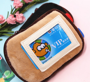 Food Plush Coin Purse <strong>Bread</strong> <strong>Wallet</strong> Mini Zipper Purse Toast Card Holder Plush Toys Earphone Storage - Product Image 3