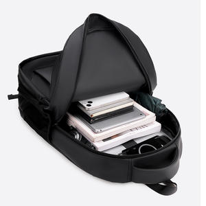 High-End Men's <b>Backpack</b> with Large Capacity New Leather Lining for Commuting Travel Outdoor Computer Use. Wholesale Available. - Product Image 1