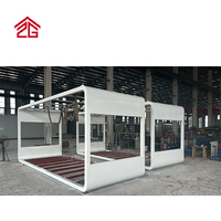 Maisonnette préfabriquée moderne en forme de pomme, étanche et coupe-vent, personnalisable en usine, avec panneaux sandwich EPS, 20/30/40 pieds – Meilleures ventes