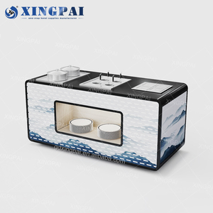 XINGPAI Professional Modern Design Buffet <strong>Table</strong> Folding Stainless Steel Display Stand Modular Buffet <strong>Table</strong> <strong>Risers</strong> for Catering - Product Image 4