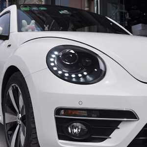 Conjunto de lámparas delanteras de coche para VW <span class=keywords><strong>Beetle</strong></span> 1998-2012 actualización nuevo estilo lente de proyector LED Plug and Play herramientas Accesorios - Product Image 4