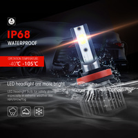 FDN phare LED F2 COB feux de voiture H7 H4 H11 9005 9006 ampoule pour phare de voiture 12v 36w éclairage automatique feux de voiture phare