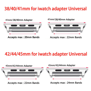 1 Par de Conectores Metálicos de Resorte para Correa de Reloj, Adaptador para Apple Watch Ultra 49mm, Compatible con iWatch Series 10 9 42 46 41 45 mm - Product Image 2