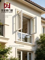 Ventana Abatible Horizontal Moderna Personalizada al por Mayor de UPVC/PVC con Funciones Impermeables y Resistentes al Viento para Uso Escolar