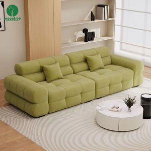 Moontree 뜨거운 판매 현대 북유럽 벨벳 소파 거실 럭셔리 스타일 단면 소파 세트 가정용 2 인용 - Product Image 5