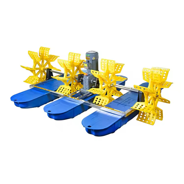 4 Impellers Windmill Aeration System Water Wheel Fish Shrimp Pond Paddle Aerator for Aquiculture