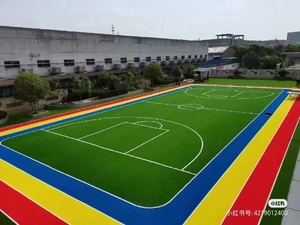 Colorido 20mm 30mm Césped sintético Hierba de <span class=keywords><strong>color</strong></span> <span class=keywords><strong>artificial</strong></span> para jardín - Product Image 6