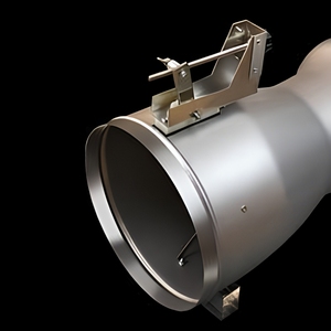 MingMen CAV - Control de Volumen de Aire de Aluminio Dorado, Accionado Neumáticamente, con Brida, Regulador de Flujo para HVAC, Laboratorio y Cuarto Limpio - Product Image 3