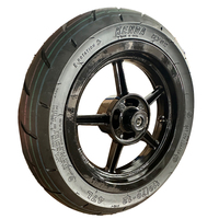 Set Roda Depan Belakang LXC Baru 12 Inch CNC Aluminium 110/70-12 120/70-12 Ban Casing Balap Skuter Listrik E-Bike High