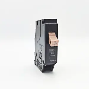 63A MCB Mini Breaker Black Case Square D Circuit Breaker For South America