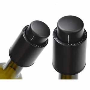 <span class=keywords><strong>Bouchon</strong></span> de bouteille de <span class=keywords><strong>vin</strong></span> réutilisable en plastique ABS avec fermeture sous vide, couleur noire, fonction de recyclage, conserveur de <span class=keywords><strong>vin</strong></span> pratique, marque LATROU - Product Image 1