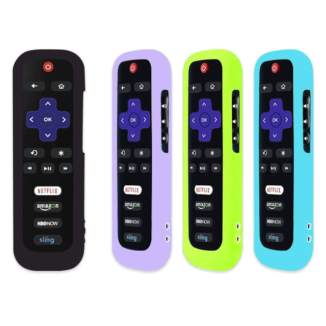 Glow in the Dark Silicone Remote Control Covers for TCL Roku TV Remote Control Case