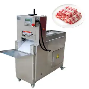 Large Industrial Frozen Meat Slicer/ Frozen Mutton Hot Pot Roll Slicing Machine/ Commercial Cnc Frozen Meat Slicer