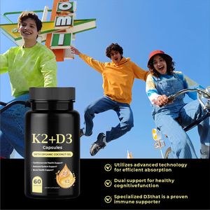 Olli Fabriek Groothandel Oem Vegan <span class=keywords><strong>K2</strong></span> + D3 <span class=keywords><strong>Supplement</strong></span> Capsules 180 Capsules Vitamine <span class=keywords><strong>K2</strong></span> D3 Voor Volwassenen Niet Voor Pasgeborenen - Product Image 6