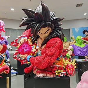 Figurine Goku <span class=keywords><strong>Super</strong></span> Saiyan 4 Anime <span class=keywords><strong>Dragon</strong></span> <span class=keywords><strong>Ball</strong></span> <span class=keywords><strong>GT</strong></span> en résine, statue de collection avec base LED Shenron pour la décoration de la maison - Product Image 4