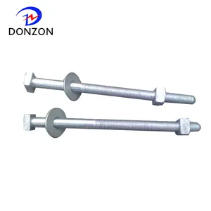 Stahl pin/stahl spindel für pin isolator Guss blei spindel Pin Typ Spindel für Hohe Spannung Isolatoren