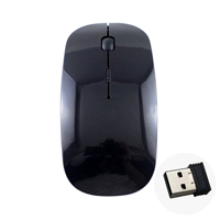Souris sans fil silencieuse personnalisée avec logo, rechargeable 2.4G, pour ordinateur portable et bureau – Vente en gros