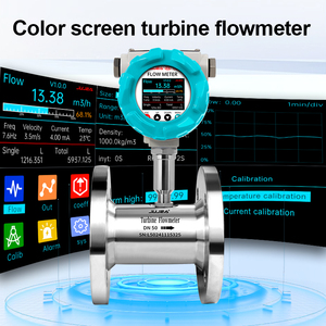 Débitmètre à turbine Moniteur de débit numérique haute précision Écran couleur Mesure haute précision de l'eau, de l'huile, des liquides chimiques - Product Image 4