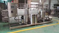 Machine tubulaire de pasteurisation 1000L dans la ligne de production laitière usine de traitement du lait pasteurisateur UHT 2000L pour tempeh