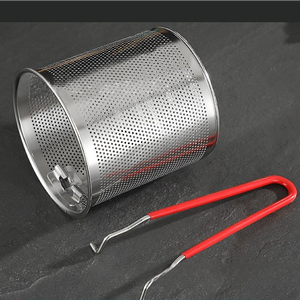 <span class=keywords><strong>Friteuse</strong></span> Ronde Multifonction en Acier Inoxydable avec <span class=keywords><strong>Panier</strong></span> Filtrant – Idéale pour Friture et Égouttage – Nouveauté Très Demandée - Product Image 4