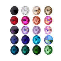 500 pièces/sac Strass en verre cristal à fond pointu, forme goutte d'eau, colorés, pour nail art, vêtements et sacs