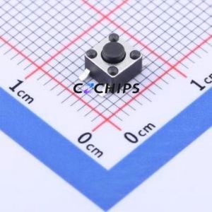 YTS-C015-2A Tactile Switch SMD-4P,4.5x4.5mm Switch Single Pole Single Throw Round Button 2.6N Vertical Mount - Product Image 1