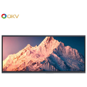 หน้าจอแสดงผล 5K UHD พร้อมฟังก์ชัน AI ระบบจดจำท่าทาง หน้าจอสัมผัสแบบอินฟราเรด สมาร์ทบอร์ดแบบอินเทอร์แอคทีฟสำหรับห้องเรียน - Product Image 2