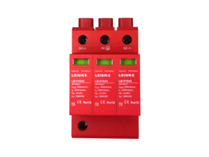 Leisike chất lượng tốt nhất 1200V Màu Đỏ quang điện loạt DC sét arrester tốt nhất trong Lớp Thiết bị bảo vệ tăng - Product Image 2
