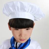 Chapeau de chef personnalisé pour enfants en vente en gros Casquette de boulanger avec logo Chapeau d'uniforme de cuisine réglable pour les jeux de fête à l'école