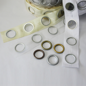 Accesorios de cortina, cinta de ojal de cortina, tamaño personalizado, varios colores, anillos, cinta de cortina con anillos - Product Image 1
