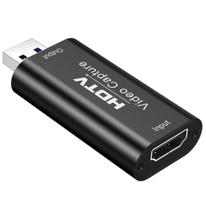 Carte de capture vidéo HDMI 4K USB 3.0 1080P 60Fps, carte de capture USB 2.0 pour streaming <span class=keywords><strong>VHS</strong></span>, boîte d'enregistrement pour PS4, jeux <span class=keywords><strong>DVD</strong></span> - Product Image 1