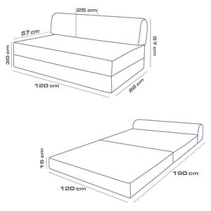Ghế sofa gấp gọn bán chạy, ghế sofa giường phòng khách, ghế sofa tích hợp giường, đệm mút hoạt tính gấp gọn - Product Image 2