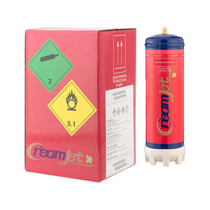 ครีมเจ็ท ดีไซน์ใหม่ 4 แพ็ค/กล่อง ถังแก๊ส N2/CO2 สำหรับทำวิปครีม อุปกรณ์ทำขนมหวาน ถังแก๊ส - Product Image 1