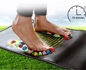 Alat pijat kaki, tikar pijat jalan, bantal relaksasi otot meringankan nyeri, meningkatkan sirkulasi darah perawatan kesehatan, pemijat kaki - Product Image 2